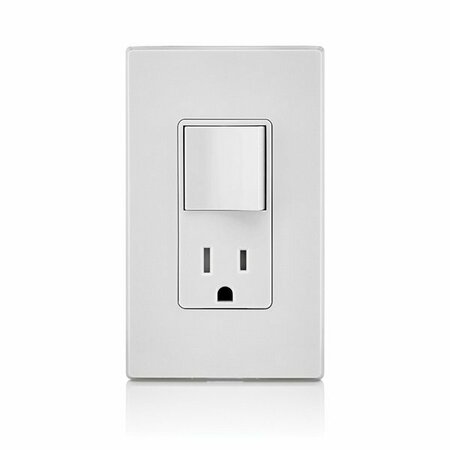 LEVITON Switch And Outlet Combination S02-5625-W